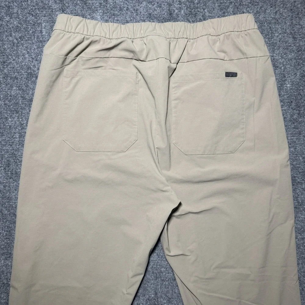 Figs Pro Scrub Pants Adult Large Beige Brown 5 Pocket Performance ~ 32X31